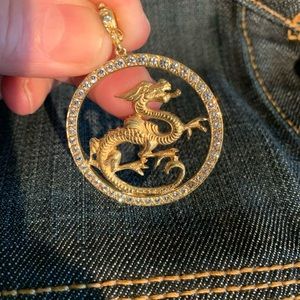 18K yellow gold pendant